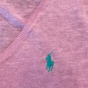 Polo v neck pullover